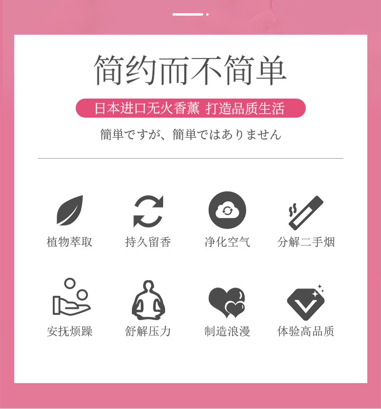 树派进口无火香薰-卖点说明